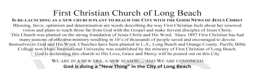 First Christian Church of Long Beach